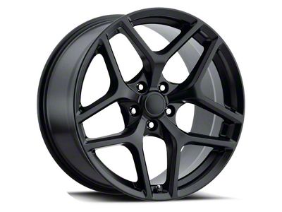 Z/28 Flow Form Style Satin Black Wheel; Rear Only; 20x11 (10-15 Camaro)