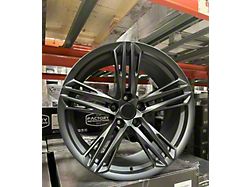ZL1 1LE Flow Form Style Satin Black Wheel; Rear Only; 20x10; 35mm Offset (10-15 Camaro, Excluding Z/28)