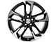 50th Anniversary Style Gloss Black Machined Wheel; 20x8.5 (10-15 Camaro, Excluding Z/28 & ZL1)