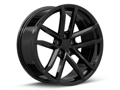 ZL1 Style Gloss Black Wheel; 20x10; 23mm Offset (10-15 Camaro)