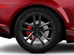 ZL1 Style Gloss Black Wheel; Rear Only; 20x10; 35mm Offset (10-15 Camaro, Excluding Z/28)