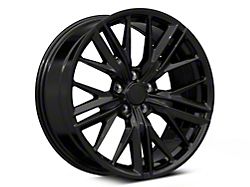 Gen 6 ZL1 Style Gloss Black Wheel; 20x8.5 (10-15 Camaro V6; 10-11 Camaro SS)
