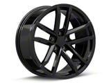 ZL1 Style Gloss Black Wheel; 20x9; 27mm Offset (10-15 Camaro)