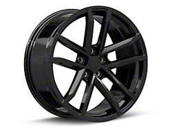 ZL1 Style Gloss Black Wheel; 20x9; 27mm Offset (10-15 Camaro)