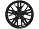 Gen 6 ZL1 Style Gloss Black Wheel; Rear Only; 20x9.5 (10-15 Camaro V6; 10-11 Camaro SS)