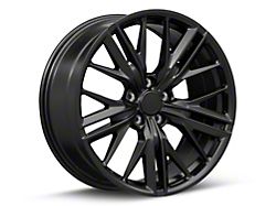 Gen 6 ZL1 Style Satin Black Wheel; 20x8.5; 35mm Offset (10-15 Camaro V6; 10-11 Camaro SS)