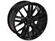 Gen 6 ZL1 Style Satin Black Wheel; 20x8.5 (10-15 Camaro V6; 10-11 Camaro SS)