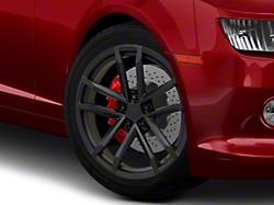 ZL1 Style Satin Black Wheel; 20x10; 23mm Offset (10-15 Camaro, Excluding Z/28)