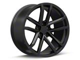 ZL1 Style Satin Black Wheel; 20x10; 35mm Offset (10-15 Camaro)