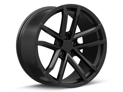 ZL1 Style Satin Black Wheel; Rear Only; 20x11; 43mm Offset (10-15 Camaro)