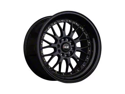 521 Black with Gold Rivets Wheel; 17x7; 38mm Offset (10-14 Mustang GT w/o Performance Pack, V6)