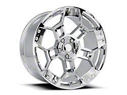 GT-D Replica Chrome Wheel; 19x10; 35mm Offset (10-14 Mustang)