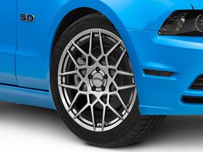 PR178 Hyper Silver Wheel; 19x8.5; 30mm Offset (10-14 Mustang)