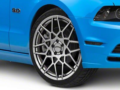 PR178 Hyper Silver Wheel; 20x8.5; 30mm Offset (10-14 Mustang)