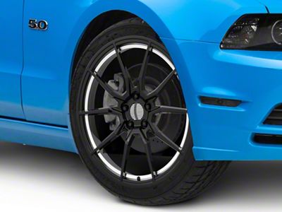 PR193 Gloss Black Machined Wheel; 20x9 (10-14 Mustang)