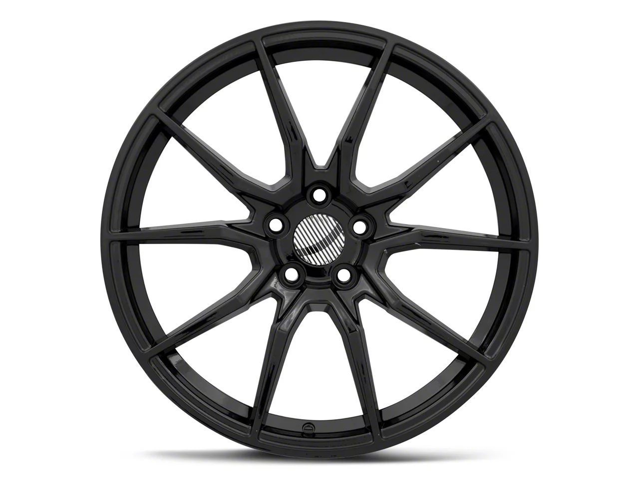 Mustang PR193 Gloss Black Wheel; Rear Only; 20x10; 40mm Offset (10