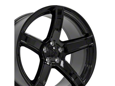 DG22 Replica Gloss Black Wheel; 20x9.5 (11-23 RWD Charger, Excluding Widebody)