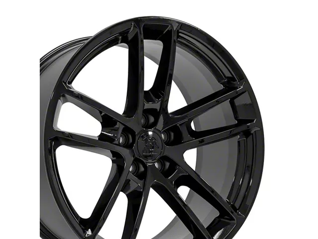 DG23 Replica Gloss Black Wheel; 20x9 (11-23 RWD Charger, Excluding Widebody)