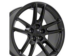 DG23 Replica Satin Black Wheel; 20x10; 18mm Offset (11-23 RWD Charger, Excluding Widebody)
