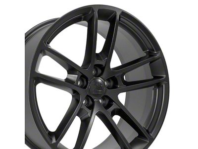 DG23 Replica Satin Black Wheel; 20x10 (11-23 RWD Charger, Excluding Widebody)