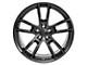 DG23 Replica Satin Black Wheel; 20x9 (11-23 RWD Charger, Excluding Widebody)