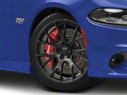 Hellcat Style Gloss Black Wheel; 22x9; 18mm Offset (11-23 RWD Charger, Excluding Widebody)