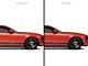 SpeedForm Fixed Black Antenna; 14-Inch (05-09 Mustang)