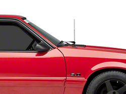 SpeedForm Fixed Black Antenna; 14-Inch (79-93 Mustang)