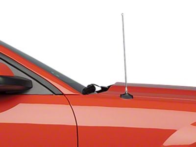 SpeedForm Fixed Chrome Antenna; 14-Inch (05-09 Mustang)