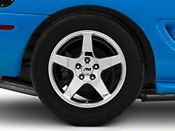 2003 Cobra Style Chrome Wheel; Rear Only; 17x10.5; 27mm Offset (94-98 Mustang)