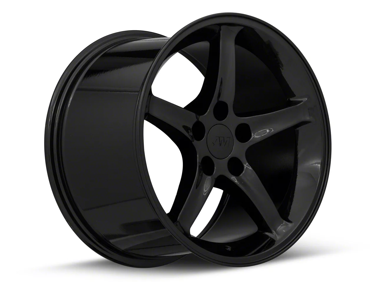 Mustang 1995 Cobra R Style Gloss Black Wheel; Rear Only; 17x10.5; 28mm ...