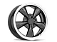 Bullitt Gloss Black Wheel; 17x8 (05-09 Mustang GT, V6)