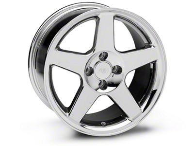 2003 Cobra Style Chrome Wheel; 17x9; 18mm Offset (87-93 Mustang, Excluding Cobra)
