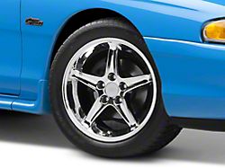 1995 Cobra R Style Chrome Wheel; 17x9; 24mm Offset (94-98 Mustang)