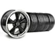 18x9 Bullitt Motorsport Wheel & NITTO High Performance NT555 G2 Tire Package (99-04 Mustang)