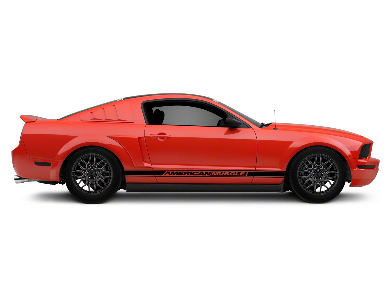 Mustang Staggered 2013 GT500 Style Gloss Black Wheel and NITTO