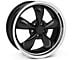 Staggered Bullitt Black Wheel and NITTO NT555 G2 Tire Kit; 19x8.5/10 (15-23 Mustang EcoBoost w/o Performance Pack, V6)