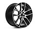 Staggered Magnetic Style Black Machined Wheel and NITTO NT555 G2 Tire Kit; 19x8.5/10 (05-14 Mustang)