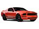 Staggered Performance Pack Style Black Wheel and NITTO NT555 G2 Tire Kit; 19x8.5/10 (05-14 Mustang)