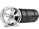 Staggered Bullitt Chrome Wheel and NITTO NT555 G2 Tire Kit; 19x8.5/10 (05-14 Mustang GT w/o Performance Pack, V6)