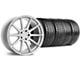 Staggered Niche Essen Silver Wheel and NITTO NT555 G2 Tire Kit; 19x8.5/10 (05-14 Mustang)