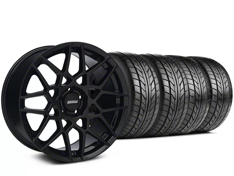 Mustang 19x8.5 AMR Wheel & Sumitomo High Performance HTR Z5