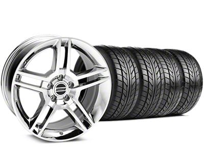 19x8.5 2010 GT500 Style Wheel & NITTO High Performance NT555 G2 Tire Package (15-23 Mustang GT, EcoBoost, V6)