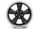 Deep Dish Bullitt Gloss Black Wheel; 19x8.5 (94-98 Mustang)