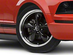 Deep Dish Bullitt Gloss Black Wheel; 19x8.5 (05-09 Mustang GT, V6)