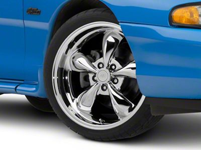 Deep Dish Bullitt Chrome Wheel; 19x8.5; 30mm Offset (94-98 Mustang)