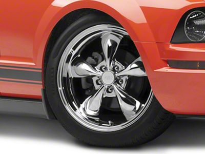 Deep Dish Bullitt Chrome Wheel; 19x8.5; 30mm Offset (05-09 Mustang GT, V6)