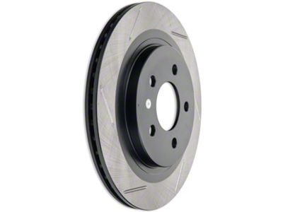 StopTech Sport Slotted Rotors; Rear Pair (05-14 Mustang GT, V6)