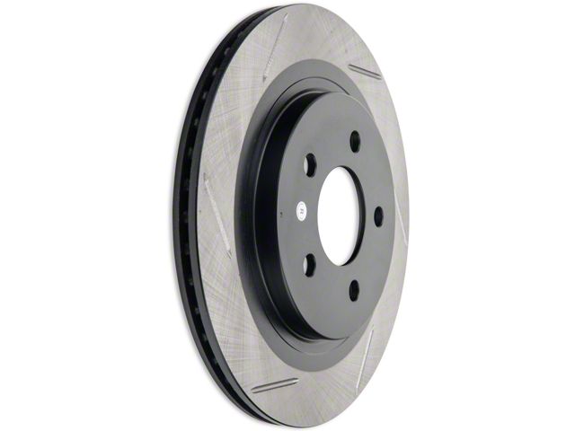 StopTech Sport Slotted Rotors; Rear Pair (05-14 Mustang GT, V6)