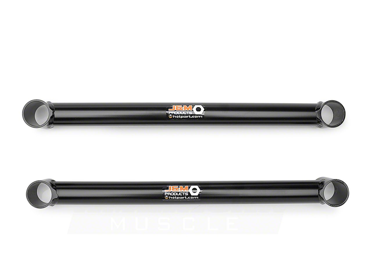 J&M Mustang Rear Lower Control Arms; Black 23861B (05-14 Mustang